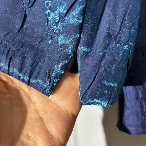 Alex Evenings Satin Jacket, Size 8 - Picture 6 of 10